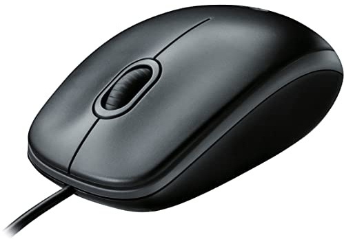 Logitech B100 USB optisk mus svart
