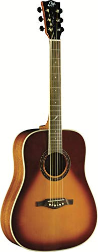 EKO GUITARS - ONE D150 VINTAGE BURST Chitarra Acustica Dreadnought serie ONE, top Abete laminato,Fasce e Fondo in Mogano Sapeli laminato, manico in Mogano, Finitura Gloss, Scala 650mm, Colore Sunburst
