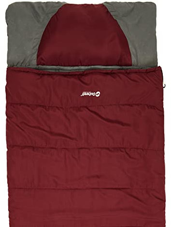 Outwell Contour Lux Schlafsack, red, RECHTS