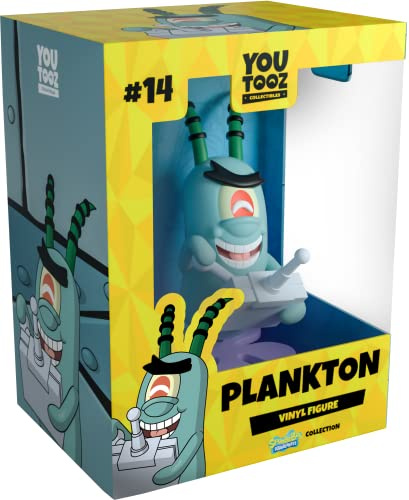 Youtooz Plancton Figurine en Vinyle de 11,2 cm sous Licence Officielle Plancton de la Collection Bob l'éponge Spongebob Squarepants