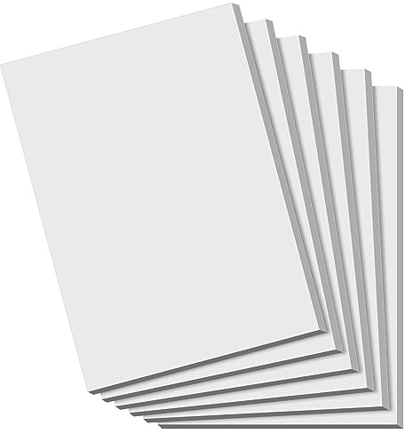 Notepads 4x6 - Blank Memo Pads - 50 Sheets per Notepad - Set of 6, Small Writing Pads White Paper - Server Memo & Scratch Note Pads 4x6'' for Work, Mini Pocket for Office School Supplies Writing Notes