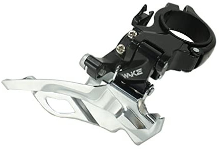 CYSKY MTB Fahrrad Umwerfer 3 Fach, Kompatibel mit Top oder Bottom Routing, Unterstützung 31,8mm/34,9mm Sitzrohrdurchmesser für MTB Mountainbike