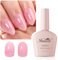 Imtiti Jelly UV Nagellack, Rosa Transparent UV Gel Nagellack Soak Off Led Gelee Gel Nail Polish Frühling Sommer Gel Nagellack DIY Nagel Kunst Starter Maniküre Salon Gellack Kit 10ML