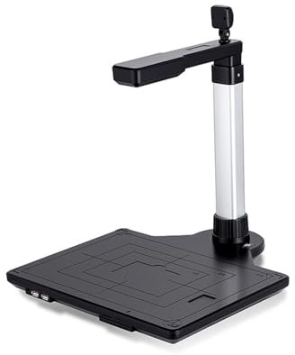 Portabel Dokumentkameraskanner, Fotoscanner, Bokskanner Med Ocr -funktion, A3 Dual Lens Document Scanner, Skanner Med Led Intelligent Fill Light