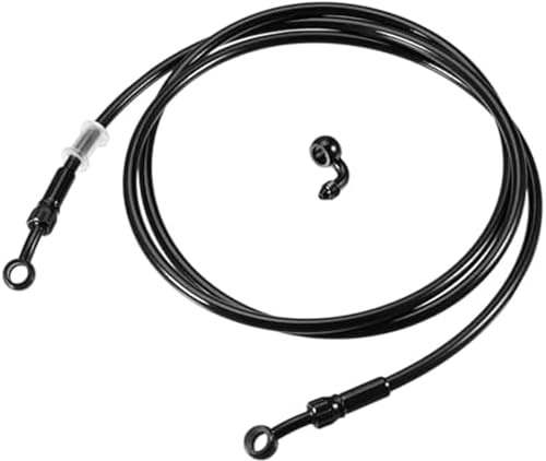 Pizgear Bromsslang Motorcykel Hydraulisk bromsledning Oljeslangrörkoppling med Banjo Inre, for ATV Motorcykel Motocross/Tålig 180cm Längd / 1 Set Bromsslang bak