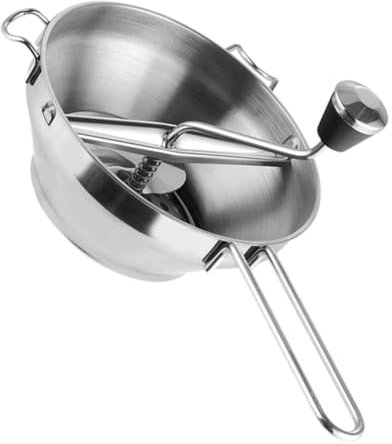 Holibanna Râpe à Aliments Acier Inoxydable Moulin à Légumes Manuel avec Disques pour Purée de Fruits et Aliments pour Accessoire de Cuisine Pratique pour Préparation de Repas