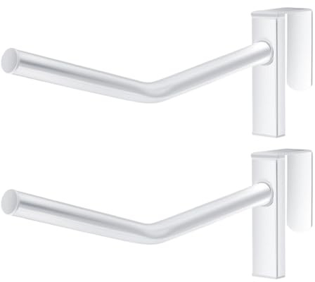 Sharplace 2 Piezas de Soporte para Silla de Montar de Caballo, Organizador portátil, Soporte Colgante para establos, Blanco