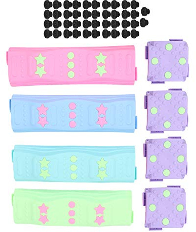 HUSHUI Blocs Incurvés de Jouet D'entraînement de Pierres de Progression de Poutre D'équilibre d'enfants pour Le Jeu Amusant de Parcours d'obstacles, Ensemble coloré de 8 Pièces