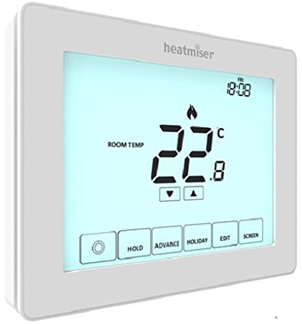 Heatmiser 230V Touch V2 - Wireless Touchscreen Roomm Thermostat