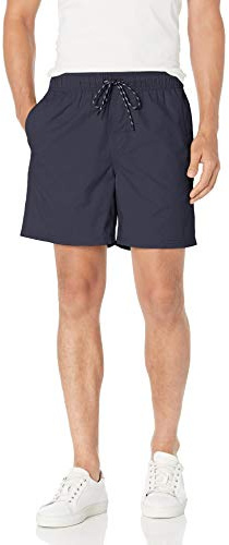 Amazon Essentials Men's 5 (15cm) Shorts with Drawstrings, Navy, XL