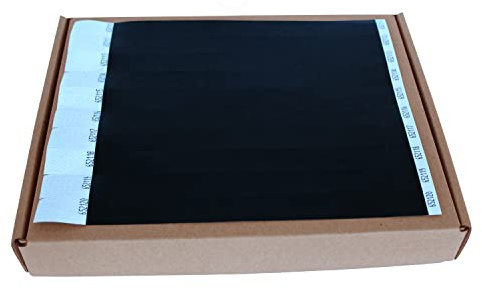 MP - Tyvek Pulseras 1000 unidades para Eventos, Color Negro