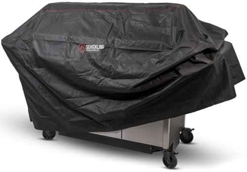 Schickling Grillabdeckung Wetterfest XXL - Abdeckhaube Grill - Wasserdichte Grillhaube - BBQ Cover - 125(H) x 69(T) x 194(B) cm - UV Beständig - Material PVC 600D - Passend für Big Rocket & Profistar