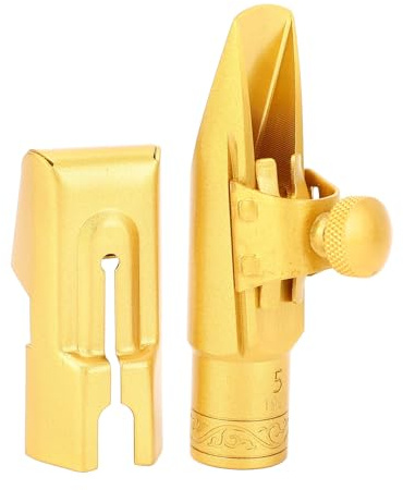 Bocchino per Sassofono, Ricambio per Bocchino per Sax Soprano in Ottone per Pratica Professionale Amatoriale