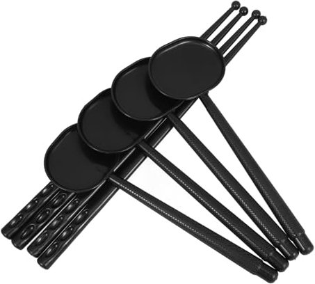 EXQUIMEUBLE Occlusore Oculare Portatile Nero Set 8 Pezzi Con Puntatore in Plastica Per Test Optometria Oftalmologi Uso Clinico e Domiciliare