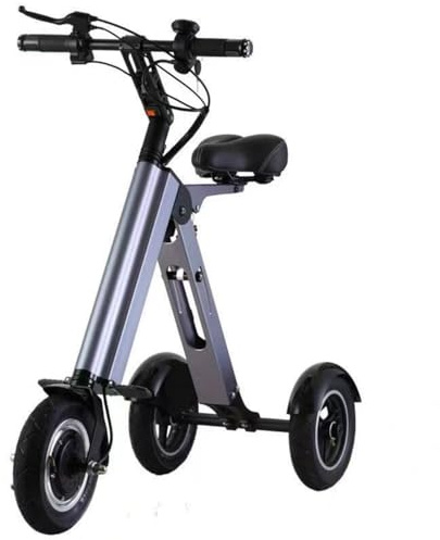 Foldable 3 Wheel Electric Trike for Adults, Lightweight Powered Mobility Scooter with 36V 7.8AH Battery, Key Lock Design for Daily Commute, Shopping and Outdoor Travel