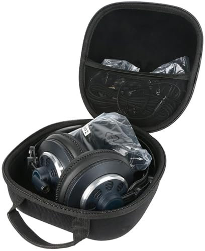 Khanka Hart Kopfhörer Tasche Für AKG K702/K240/K52/ K92 Studio Kopfhörer Case Schutzhülle.(nur Tasche)