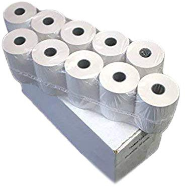 20 Rolls of 57 x 40mm Thermal Paper Till Rolls for Credit Card All PDQ Machines, fits 57 x 38mm Machine