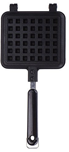 OFKPO Gofrera Manual, Molde de gofres de aluminio para cocina con revestimiento interior antiadherente y mango