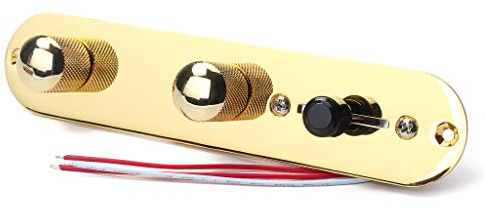 Alnicov 3-vägs kabelknoppar med förkopplade, förkopplade kontrollplattor för TL Tele Telecaster-gitarrdelar