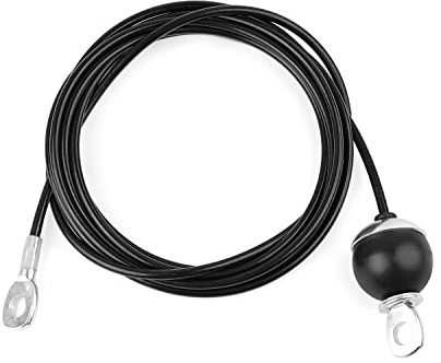 KINHARD Gym Kabel 3.5M Seilzug Fitness, Draht Fitnessgerät Stahlseil mit ösen, Kabelzug Fitness, mit Schwerkraftkugel und Karabiner 250KG Nutzlast, für Latzug Kabelzug Fitness