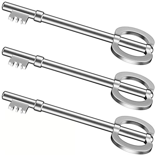 Radar Key for Disabled Toilets UK-Pack of 3, Made of Durable Steel with a Sleek Silver Finish