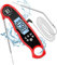 maxtachi Grill-Thermometer Fleisch Küche Digital Thermometer mit 3 Sekunden, Sofort ablesen, Faltbare Lange Sonde und LCD-Bildschirm, Automatische Ein/Aus für Küche, Grill, BBQ
