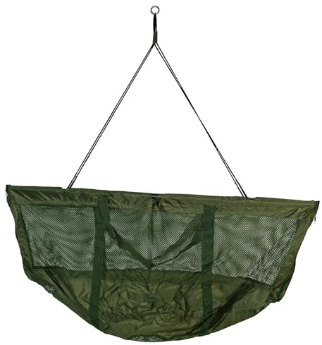 Actiaspet Carp Fishing Weighing Sling with Carry Case 120 x 70 cm Green