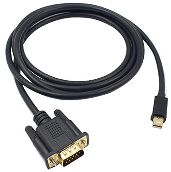 DIYEAH 1.8m Cable Adaptador Mini Vga De Displayport Vga para Conexiones De Ordenador Monitor o Proyector