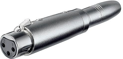 CABLEPELADO XLR-Buchse 3-poliger Adapter – 6,35 Buchse Mono | XLR auf Jack Adapter | Geeignet für Mixer, Mikrofone, Verstärker, Equalizer, Tastaturen, Gitarren, E-Kiano usw