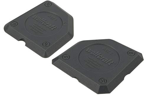 wolfcraft Juego de perfiladores de juntas, 2 piezas I 4331000 I Para alisar juntas de sellado