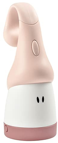 BÉABA - Nachtlicht für Kinder und Babys - Kabellos - Sanftes Licht - Ergonomisch: lässt sich über Griffe und an Gitterbettchen hängen - Leuchtzeit 90 Stunden - Als Taschenlampe verwendbar - Rosa