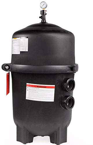XtremepowerUS 425 SQ/FT Pool Cartridge Filter In-Ground Above Ground Swimming Pool and Spa Filter System (4-Pieces Filter Set) 2 Inlet/Outlet Fitting