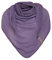 KNIT FACTORY - April Dreieckstuch - Trendiger Damenschal - Für Frühling und Sommer - Fein gewebte Baumwolle - Hochwertige Qualität - Violett