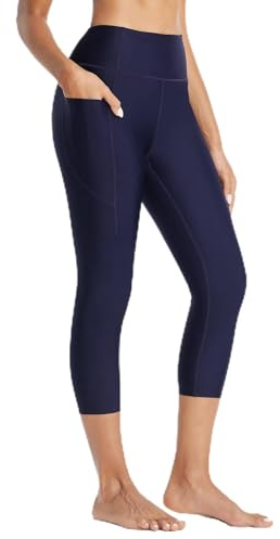 baleaf - Pantalones de neopreno para mujer con cremallera, para natación, kayak, traje de baño moderno, protección UPF 50+, azul intenso, L