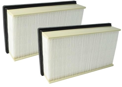 vhbw 2x filtro a pieghe piatte compatibile con Kärcher NT 35/1 Tact Te H, NT 35/1 Tact Te aspirapolvere umido/secco - Elemento filtrante