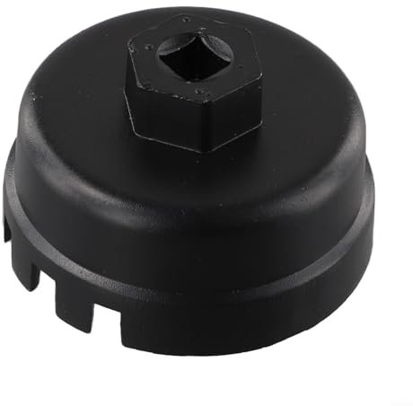 LVYXON Chiave per tappo filtro olio da 64 mm per Toyota per Lexus per motori Scion Strumento affidabile in lega di alluminio per meccanica