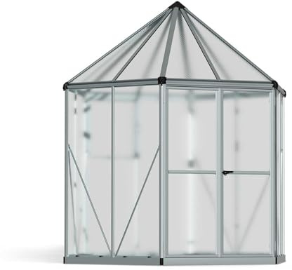 Palram - Canopia Gewächshaus Hexa Aluminium Orangerie UV-beständig