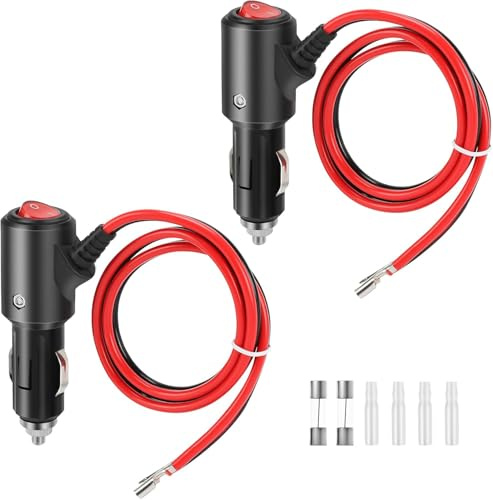 Thlevel Cable Conector Macho para Mechero de Coche