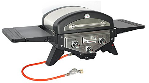 Gasgrill Medison von El Fuego® Tischgasgrill, Farbe Silber, Grill, BBQ, Barbecue