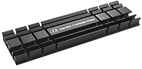 MICRO CONNECTORS M.2 SSD 5mm Low-Profile Heat Sink Compatible with PS5 and PC (NGFFM2-HS804-BK) Black