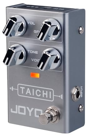 JOYO Pedale Overdrive Serie R Guadagno Basso OD Suono Amp Classico per Effetto Chitarra Elettrica (Tai Chi R-02)