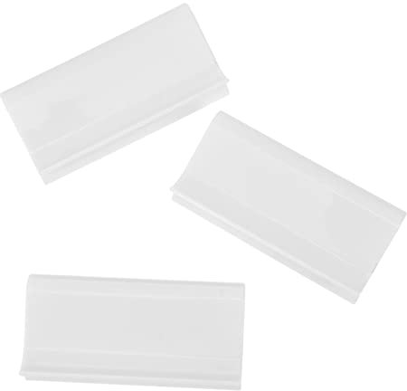 COHEALI Empuñadura 3 Piezas para Persianas Enrollables Clips De Cortina Fijos Clips De Cenefa Ocultos Pinzas para Persianas Oficina Herramienta El Plastico Puertas De Persiana