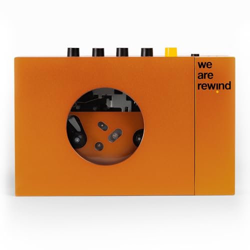 We Are Rewind Orange - Reproductor de cassette portátil