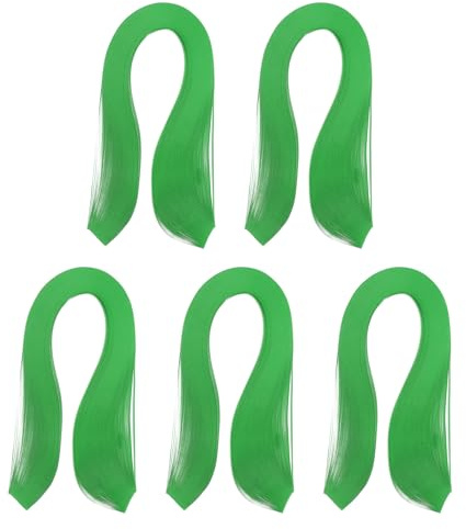 PATIKIL 600pz Strisce di Carta per Quilling 1/8(3mm)39cm Carta per Quilling per Arte Fai-Da-Te Artigianato a Mano Natale Verde Scuro