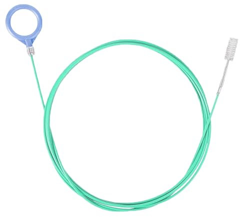 Rhys Cepillo de Limpieza de Tubo de Techo Corredizo,500cm Cepillo Flexible Limpieza Drenaje Frigorifico Largo Herramienta de Limpiador Tuberías Dragado para Tuberías de Agujeros de Drenaje Estrechos