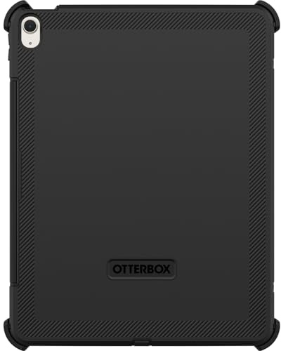 OtterBox Defender Hülle für iPad Air 13 Zoll (2024 M2, 2025 M3, 2026 M4), ultrarobuste Schutzhülle mit integriertem Displayschutz, 2X getestet nach Militärstandard, Schwarz