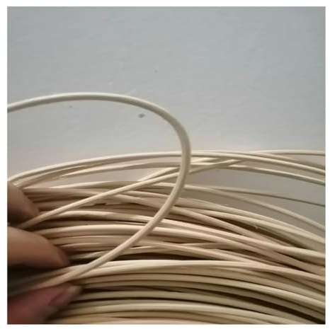 10 metri di diametro rotondo indonesiano naturale rattan bastone casa mobili sedia intreccio materiale adatto for fai da te borsa cestino sedia divano mobili(Round 2.5mm)