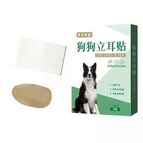 Qianly 5X Hundeohr Stehaufkleber, Ohraufrichter, Ohrenpflege Werkzeuge, Praktisch, Leicht, Praktisch, Effektiv, Haustier Stehohrkorrektur für