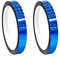 Qrity 2 Rollen Craft Dekorative Klebeband, 10 mm x 50 m Abdeckband, für DIY Kunst Handwerk Verpackung Dekoration, Blau