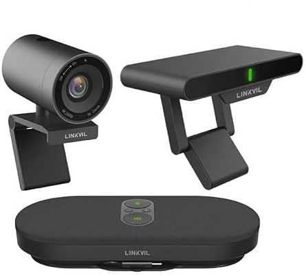 Système de vidéoconférence avec résolution 1080p, Audio Haute définition, intégration Facile et Support pour Plusieurs participants - Idéal pour Les réunions.